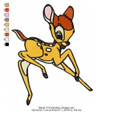 Bambi 13 Embroidery Designs